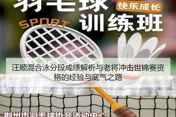 汪顺混合泳分段成绩解析与老将冲击世锦赛资格的经验与底气之路